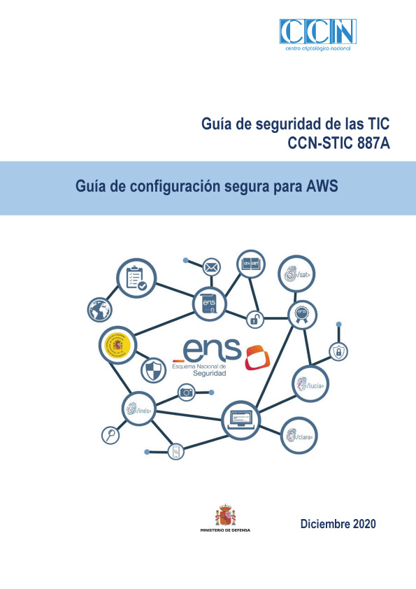 CCN-STIC 887A Guia de configuració segura AWS