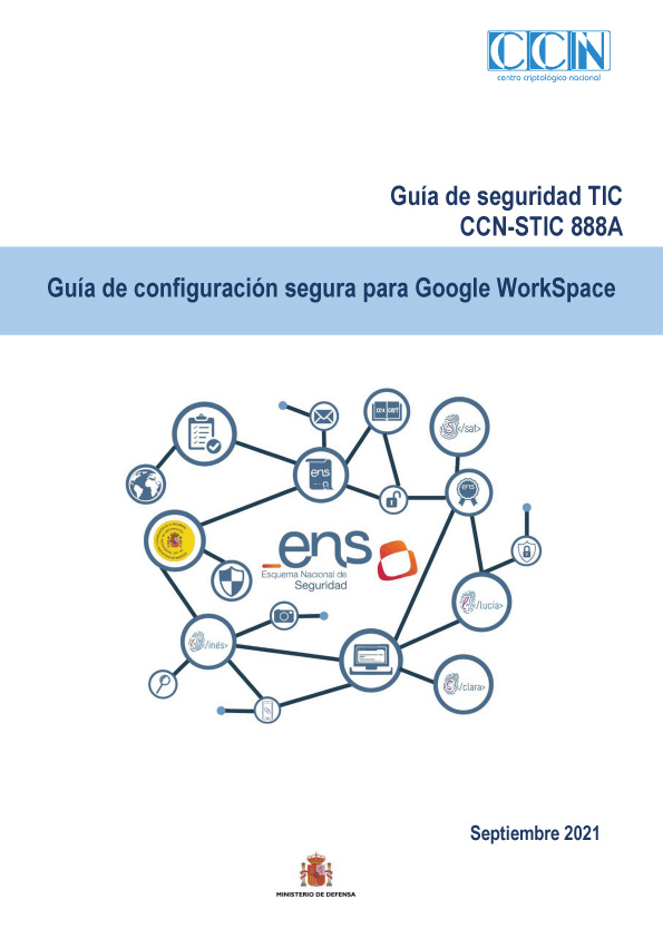 CCN-STIC 888A GUIA DE CONFIGURACIÓ SEGURA GOOGLE WORKSPACE