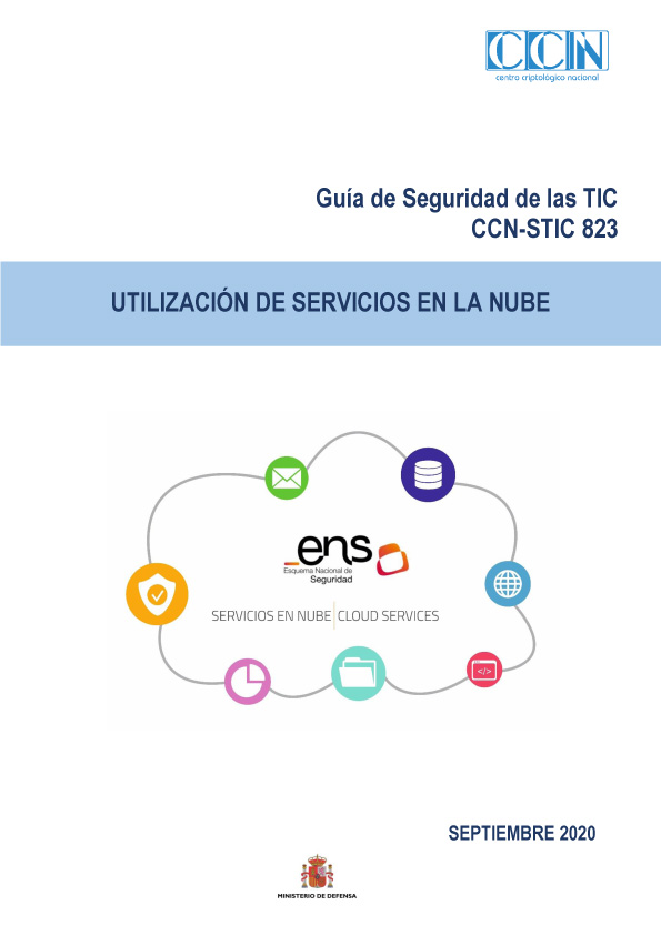 CCN-STIC-823 Utilització de serveis en el núvol