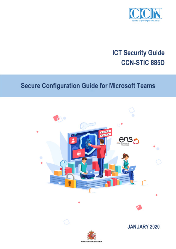 CCN-STIC-885D – Secure configuration guide for Microsoft Teams EN