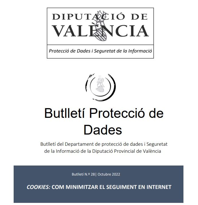 Butlletí núm. 28 – Cookies: com minimitzar seguiment internet