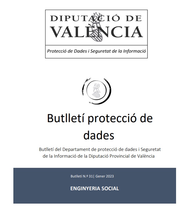 Butlletí núm. 31 – Enginyeria Social