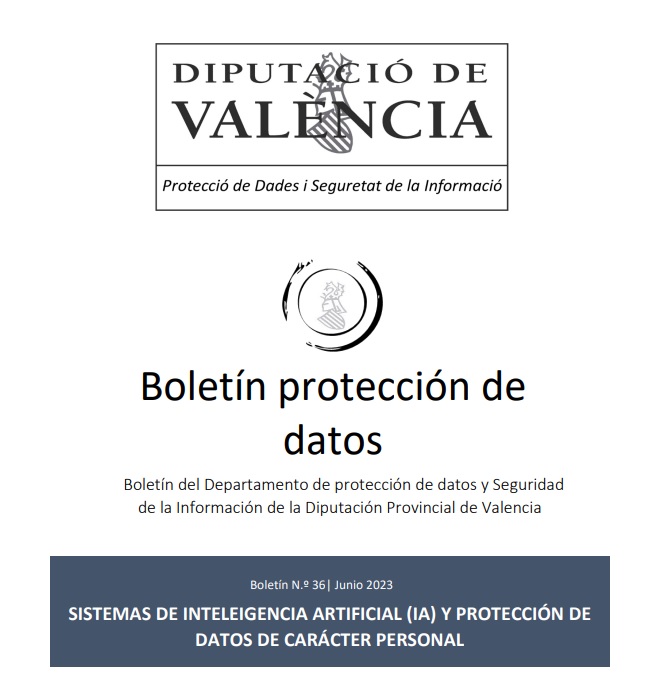 Boletín nº 36 – Sistemas de Inteligencia artificial y Protección de Datos Personales