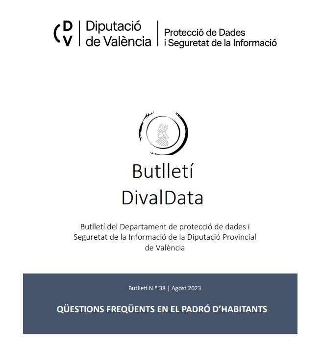 Butlletí núm. 38 – Qüestions freqüents sobre el padró d’habitants