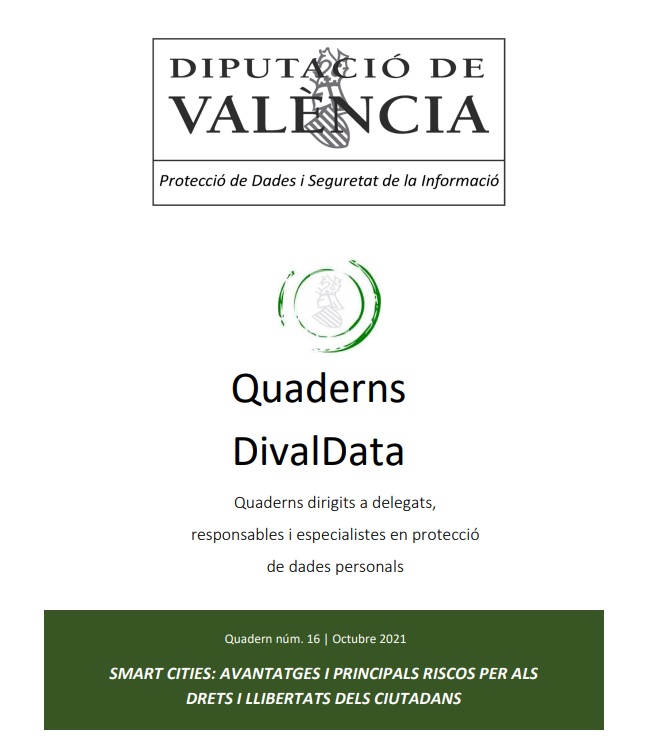Quadern nº 16 – Smart Cities: Avantatges i principals riscos per als drets i llibertats dels ciutadans